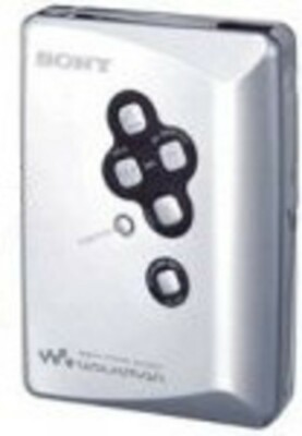 Sony Walkman - Portable Stereo Cassette Tape Player - Silver