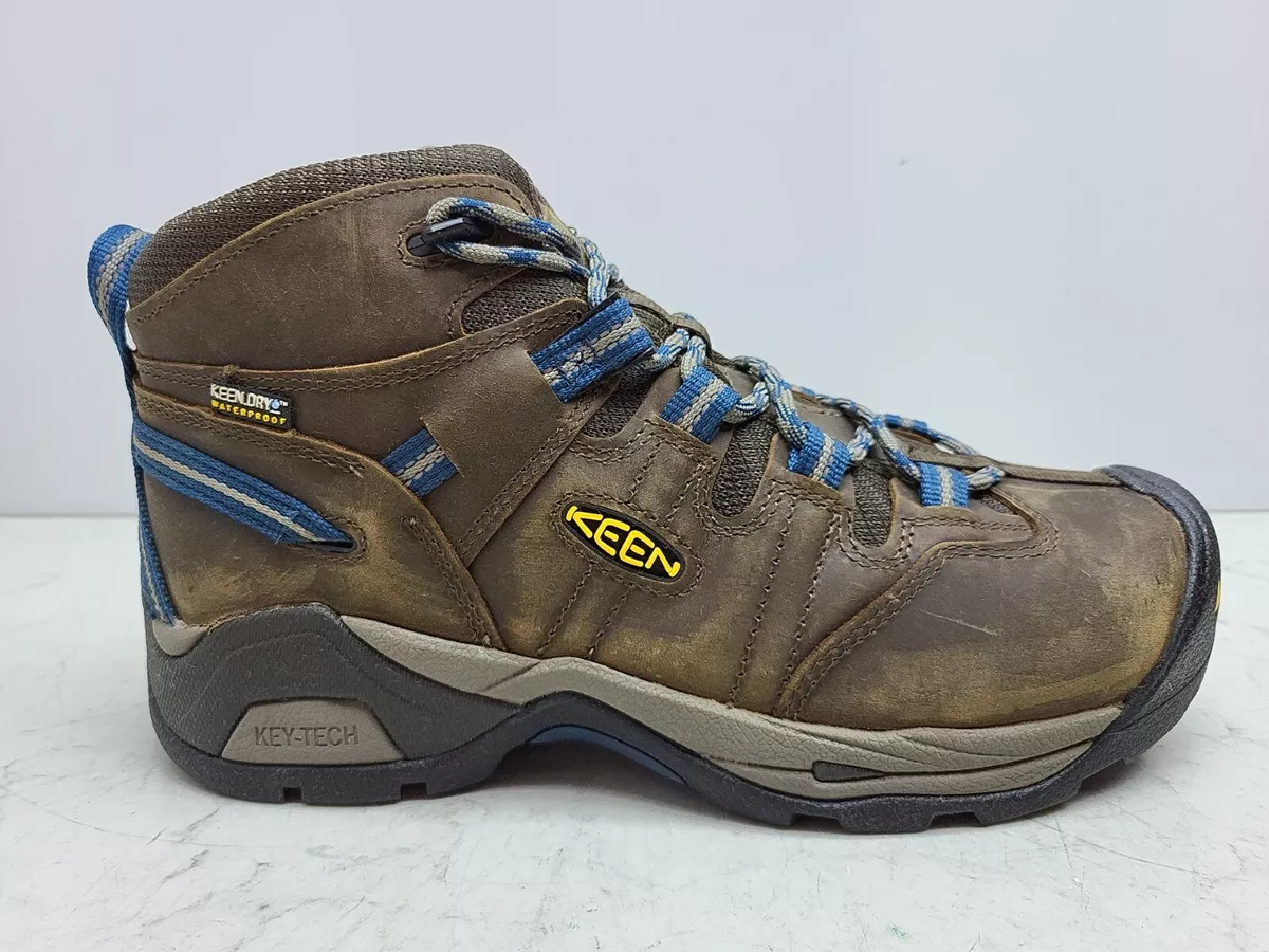Keen men's detroit mid store waterproof steel toe work boots