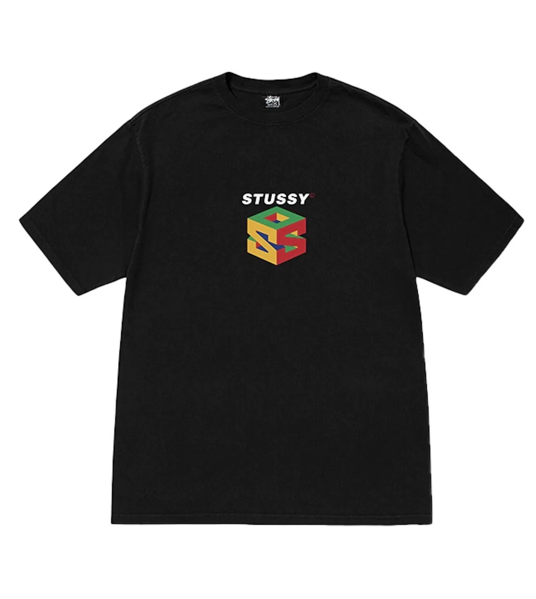 🔥 Stussy S64 N64 Pigment Dyed Tee Shirt Black - Size Large 🔥