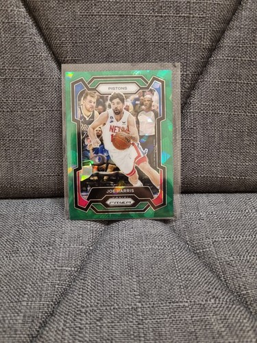 2023-24 Panini Prizm Joe Harris Green Ice Prizm No. 216 Pistons