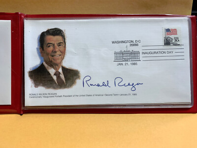 US 1985 Reagan and Bush 4 Inauguration Covers in Blue Album by ...