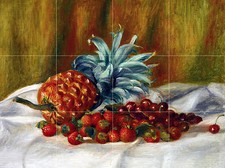 Art Fruit Auguste Renoir Ananas Mural Ceramic Backsplash Bath Tile 2376