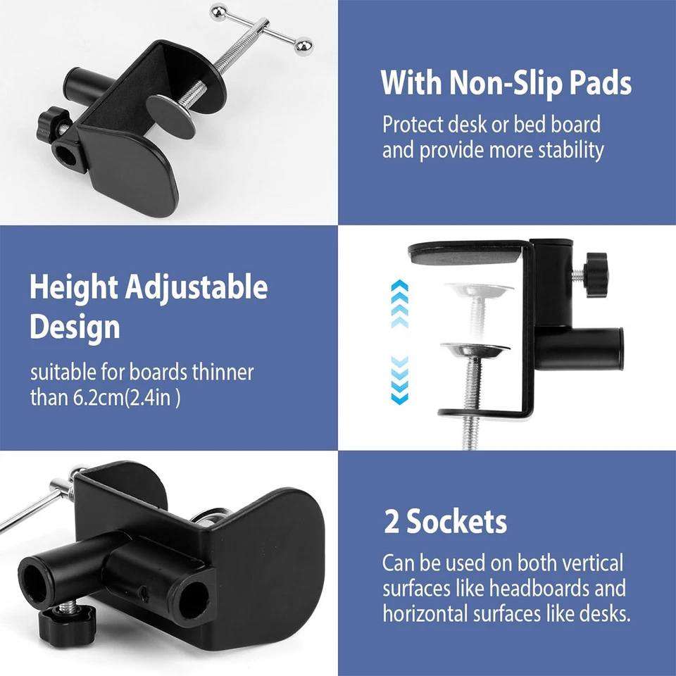 Universal Verstellbar Halterung Handy Halter Tisch Bett Ständer für Smartphone - Bild 4 von 4