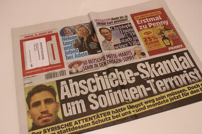 BILDzeitung 26.08.2024 August Geburt Geburtstag Helene Fischer Christoph Daum
