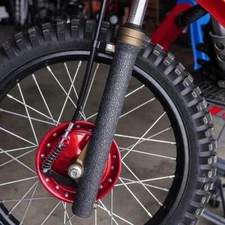 Black Lower Fork Guards 1985-2013 Honda XR100 CRF100 Shock Protectors XR CRF 100