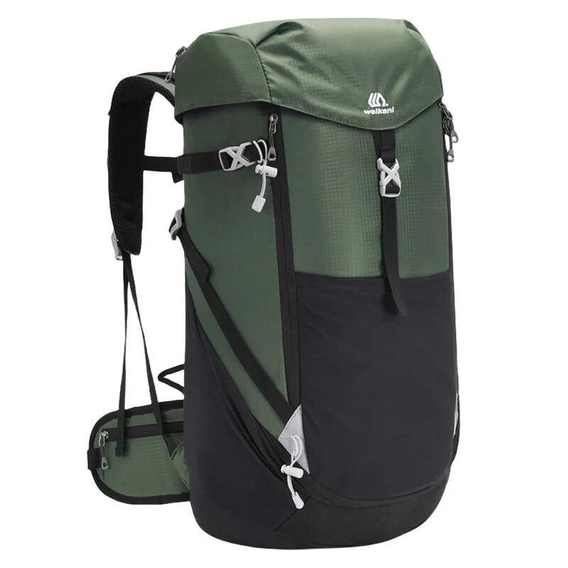 Hiking Backpack Outdoor Bag Soft Back Waterproof Nylon Camping Climbing Sports-image