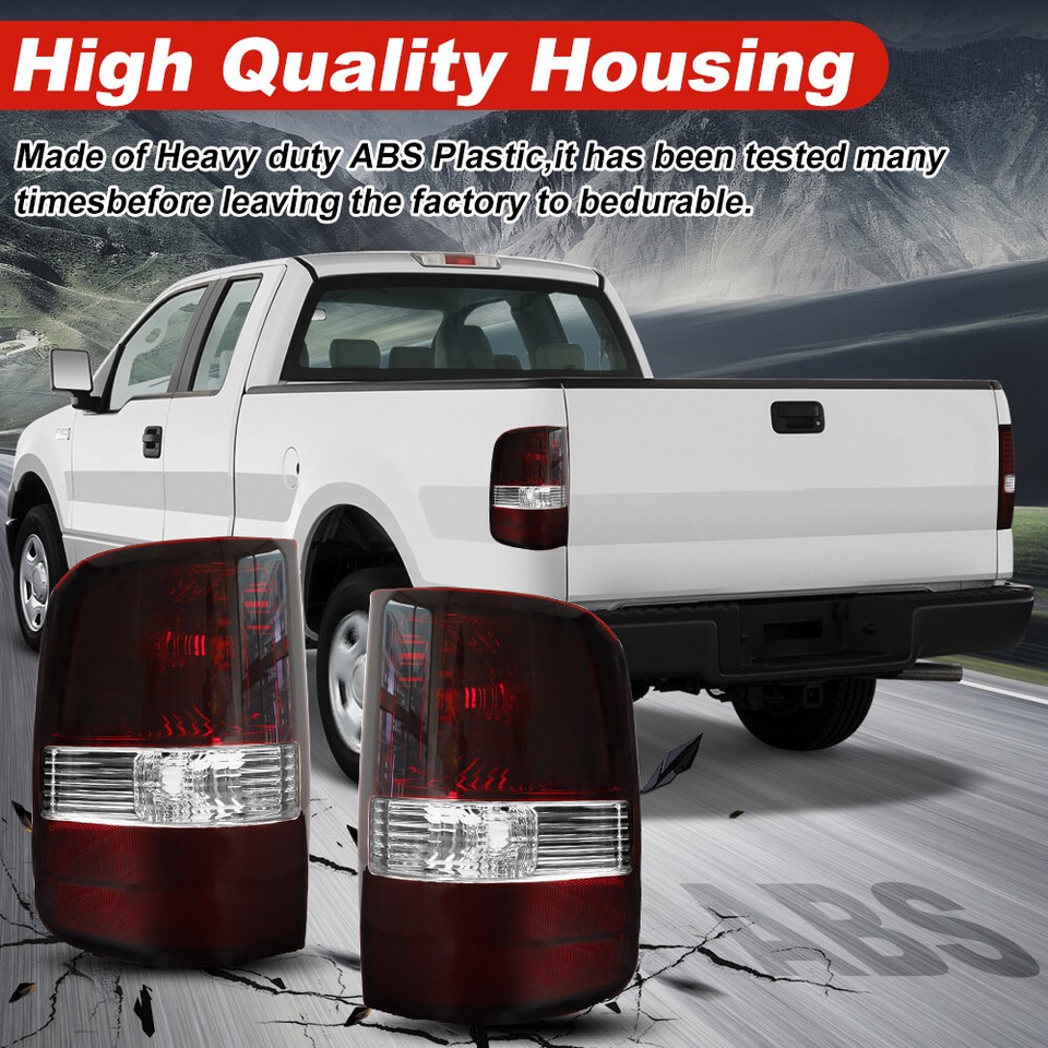 Driver Side Tail Light For 2004-2008 Ford F150 – Halogen Rear Brake Lamp Replacement