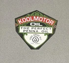 VINTAGE KOOLMOTOR PORCELAIN SIGN CAR GAS TRUCK GASOLINE
