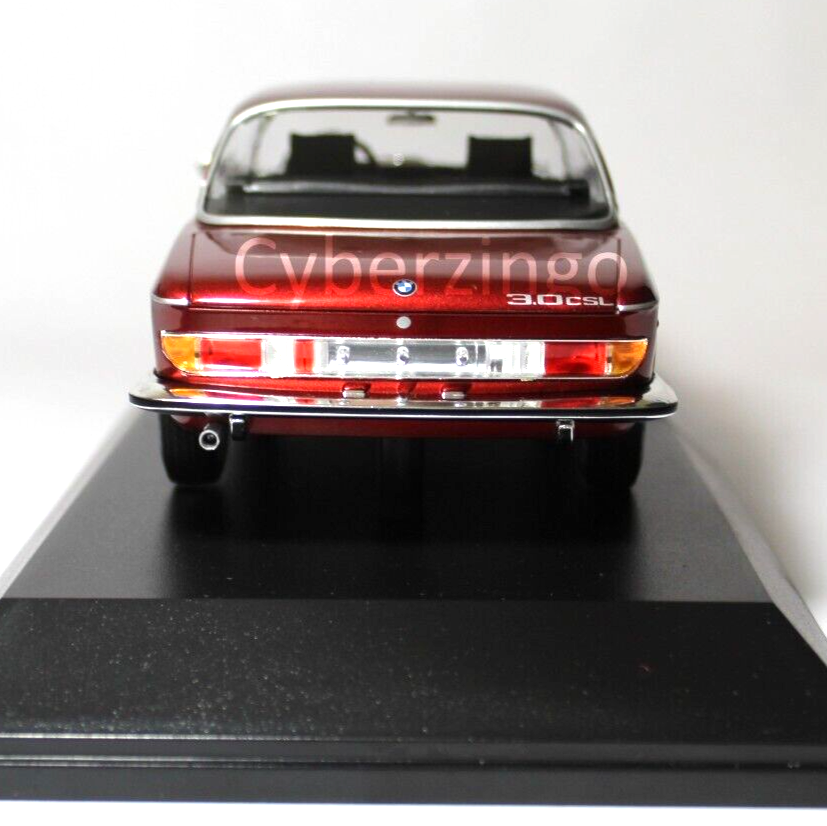 源氏の君専用1/18ミニチャンプスBMW3.0CSi-1972 Minichamps 1971 BMW 1:18 3.0 CSI Limited Edition Red Diecast
