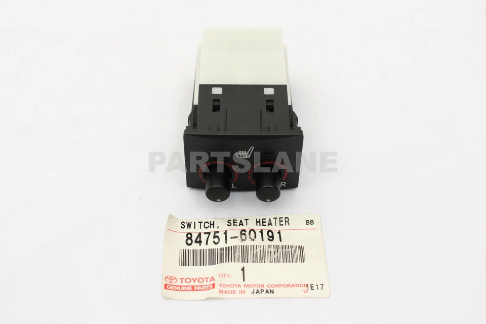 Juego de interruptor de calefacción original Toyota Land Cruiser 2008-2011 OEM 84751-60191 Foto 4 de 4
