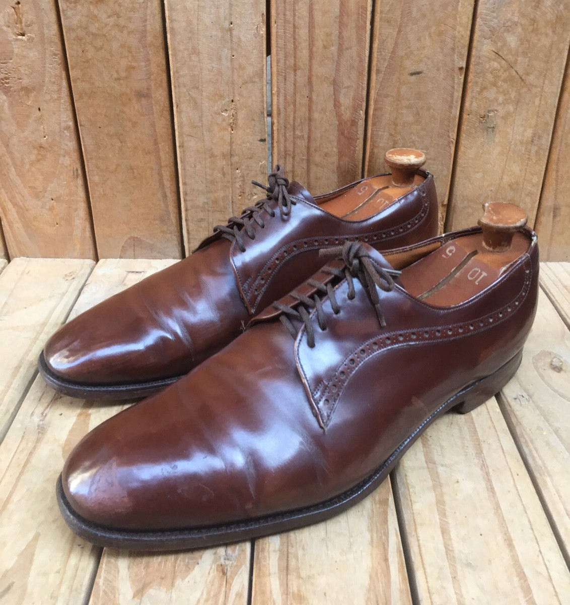 Church\'s of England Derby Shoes Size US11 Black Calfskin Derby | Church main image 4