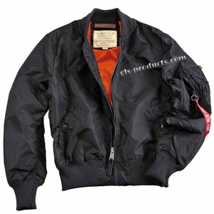 Alpha Industries Ma 1 Tt New Original Bomber Flight Jacket Orange Lining Nylon Ebay