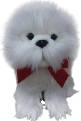 Faithful Amis Maltais Chien FMA03 12 '' Doudou Peluche Chiot Chien Jouet Nounours