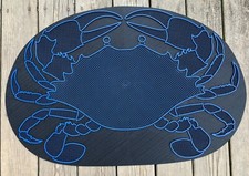 Long Island Doormat, Atlantic Chesapeake Bay BLUE CLAW CRAB New1st Quality Mat