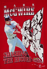 Vintage St Louis Cardinals Mark McGwire T Shirt XL Mens 90s MLB Baseball Tee USA
