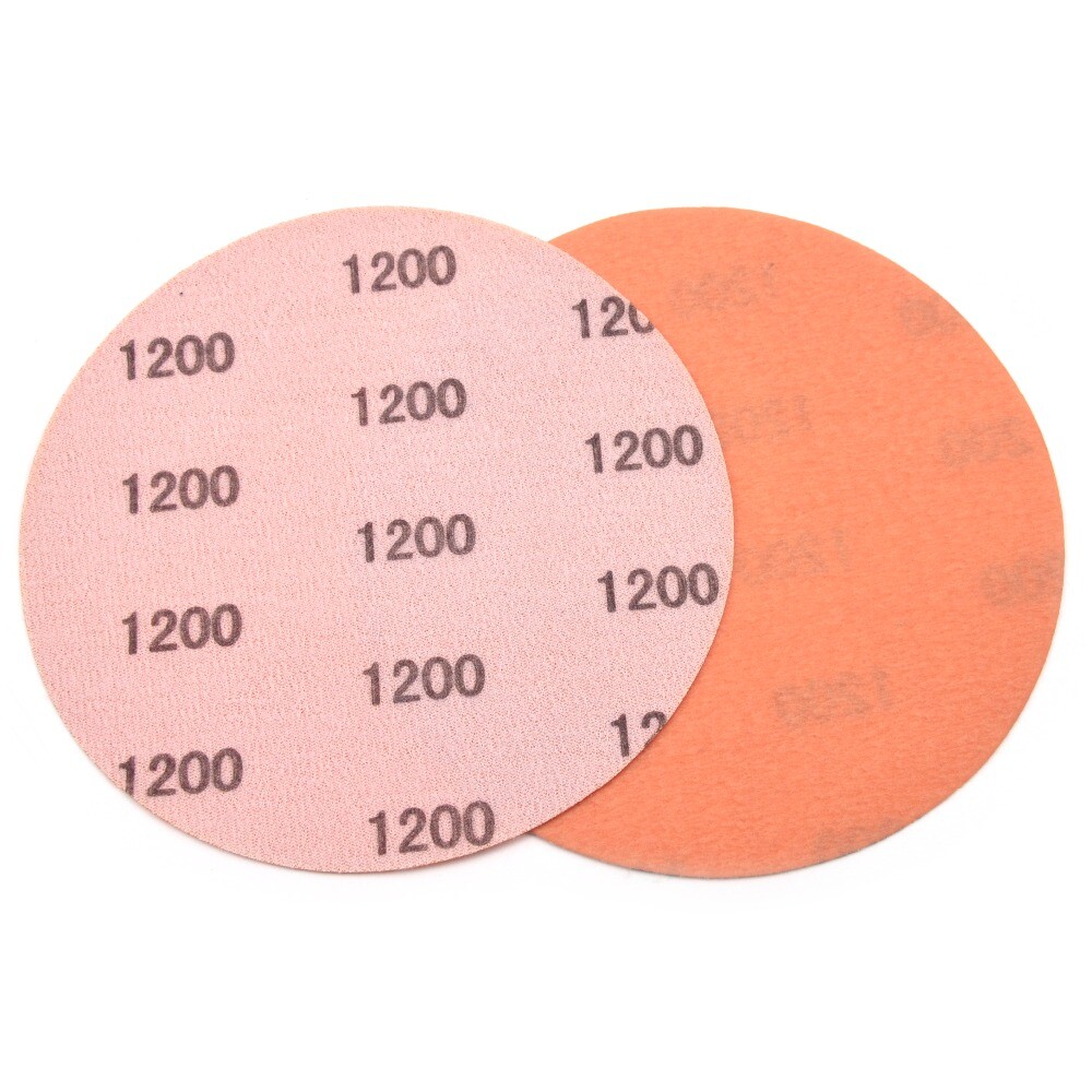 5 inch 6 in Wet & Dry Sanding Discs Orbital Sandpaper Pads Hook Loop