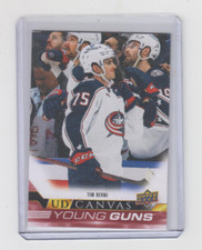 22/23 UD Extended Columbus Blue Jackets Tim Berni Young Guns Canvas RC #C380