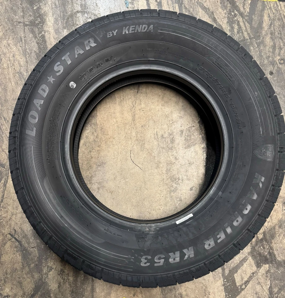 4 NEW ST205/75R15 Kenda KR53 Trailer Tire 8 PLY 205 75 15 ST 2057515 R15 - Image 3 of 3
