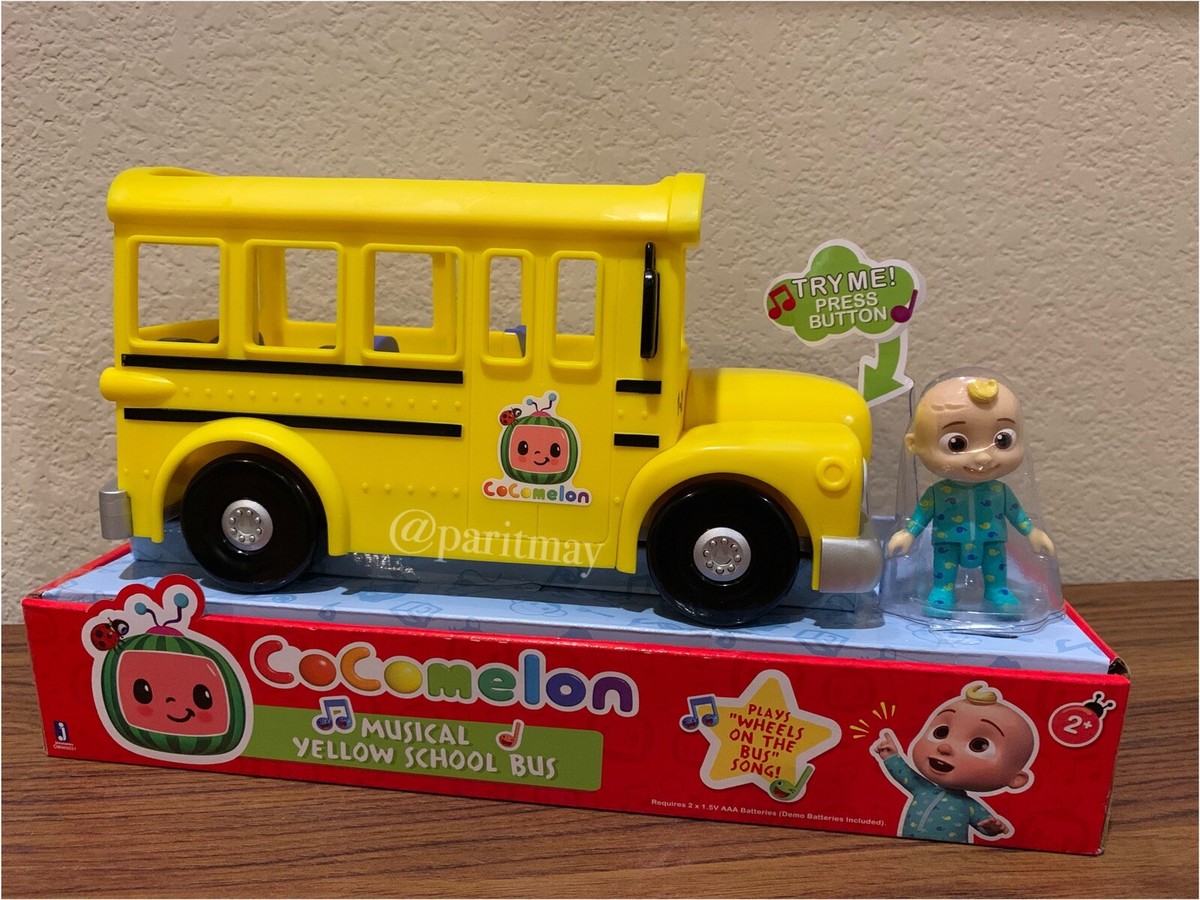 CoComelon Colección Oficial De Vehículos Musicales, Autobús Escolar