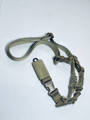   Tan Single Point Bungee Shotgun Rifle Strap NO STRAP PAD