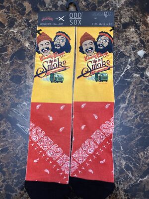 Cheech And Chong  ODD SOX Socks Fits Shoe Sizes 6-13 Unisex Up In Smoke 40th