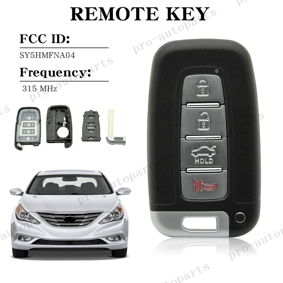 For 2011 2012 2013 2014 Hyundai Sonata Keyless Entry Smart Remote Car
