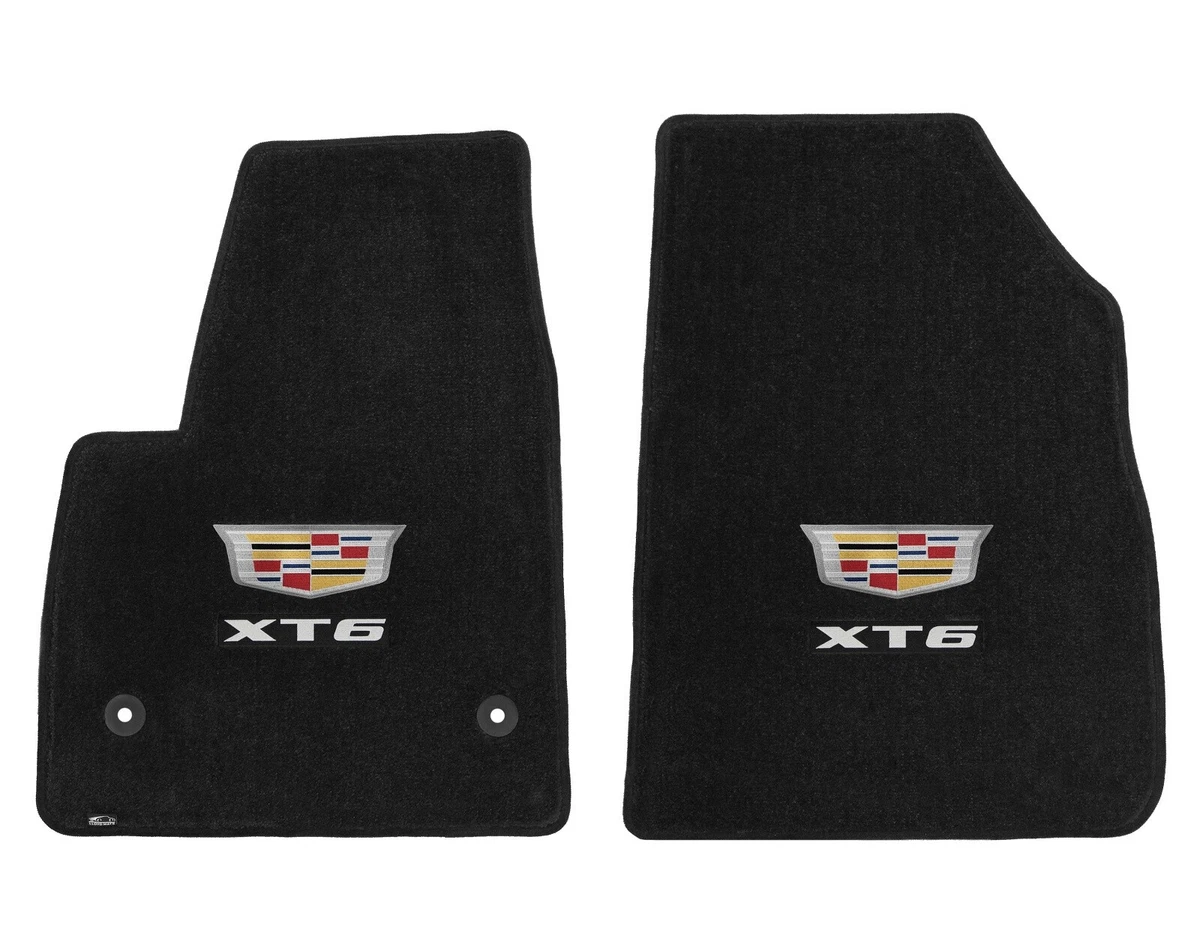Lloyd Mats Ultimat Cadillac XT6 Double Logo Front Floor Mats 2020