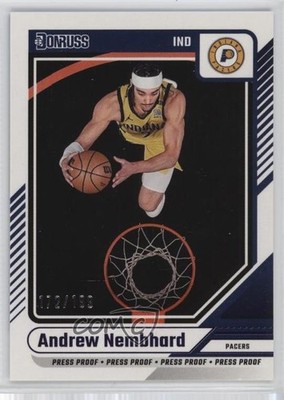 2024-25 Panini Donruss Press Proof Purple /199 Andrew Nembhard #85 1px7