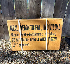 MRE Ready-To-Eat Individual Case A/B Menu 1-12, 12-Pack inspection date 6/2027