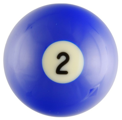 #ad #ad SRS #2 Replacement 2 1 4 Pool Ball Solid Blue $7.39