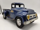 Vintage Original 1957 TONKA TOYS Pressed Steel Blue Pickup Truck W/ Tailgate