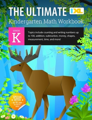 IXL The Ultimate Math Kindergarten Workbooks, Activity Book for Kids Ages 5-...