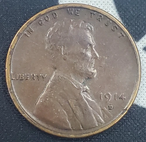 **KEY DATE** 1914-D Lincoln Wheat Penny Cent - VG Condition or Better
