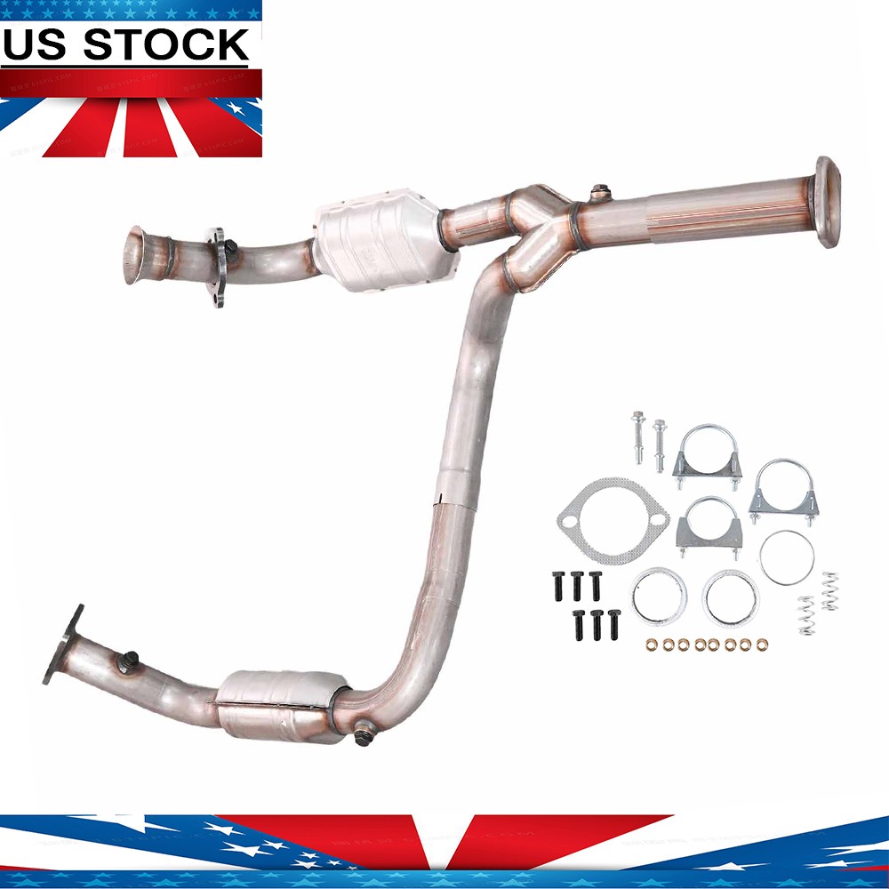 Exhaust Y Pipe Catalytic Converter For 00-06 Chevy Tahoe 4.8L 5.3L EPA Approved