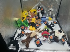 Looney Tunes Mini Plush Bean Bag Set of 12 Warner Bros. 1999, Vintage