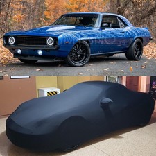 Satin Stretch Indoor Car Cover Dustproof Protect For Chevrolet Camaro 1967-1969