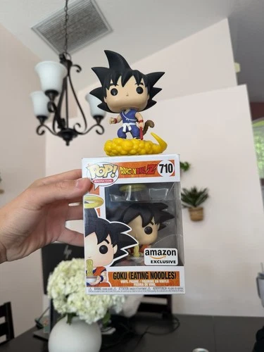 Funko Pop! Vinyl: Dragon Ball - Goku (Eating Noodles) AND Goku On Nimbus