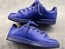 Adidas Unisex Stan Smith Yohji Yamamoto Entrenadores Tenis US6 Azul Diagonal Raro