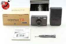 Black Double Teeth 【 MINT in Box 】 Contax T3 Compact 35mm Film Camera From Japan