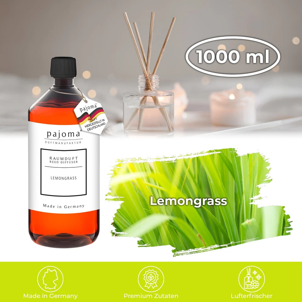 pajoma® Raumduft Nachfüller 1000 ml | Diffuser Nachfüllflasche Lufterfrischer - Bild 2 von 4