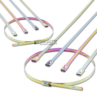 X10 12'' 5MM STAINLESS SELF-LOCKING ZIP TIE STRAP CABLE WIRE FOR PIPE/GUN/EXHAUST