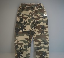 True Religion Youth Camouflage Jogger Sweatpants Green Large