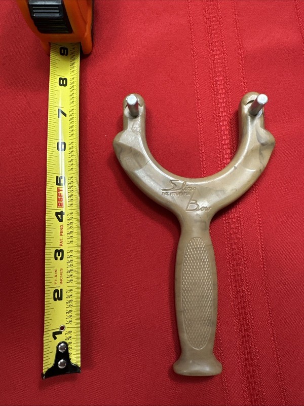 VINTAGE Sling Bow SLINGSHOT composite  frame early edition " Pat. applied for"