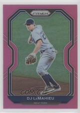 2021 Panini Prizm Pink Prizm DJ LeMahieu #22 11vc