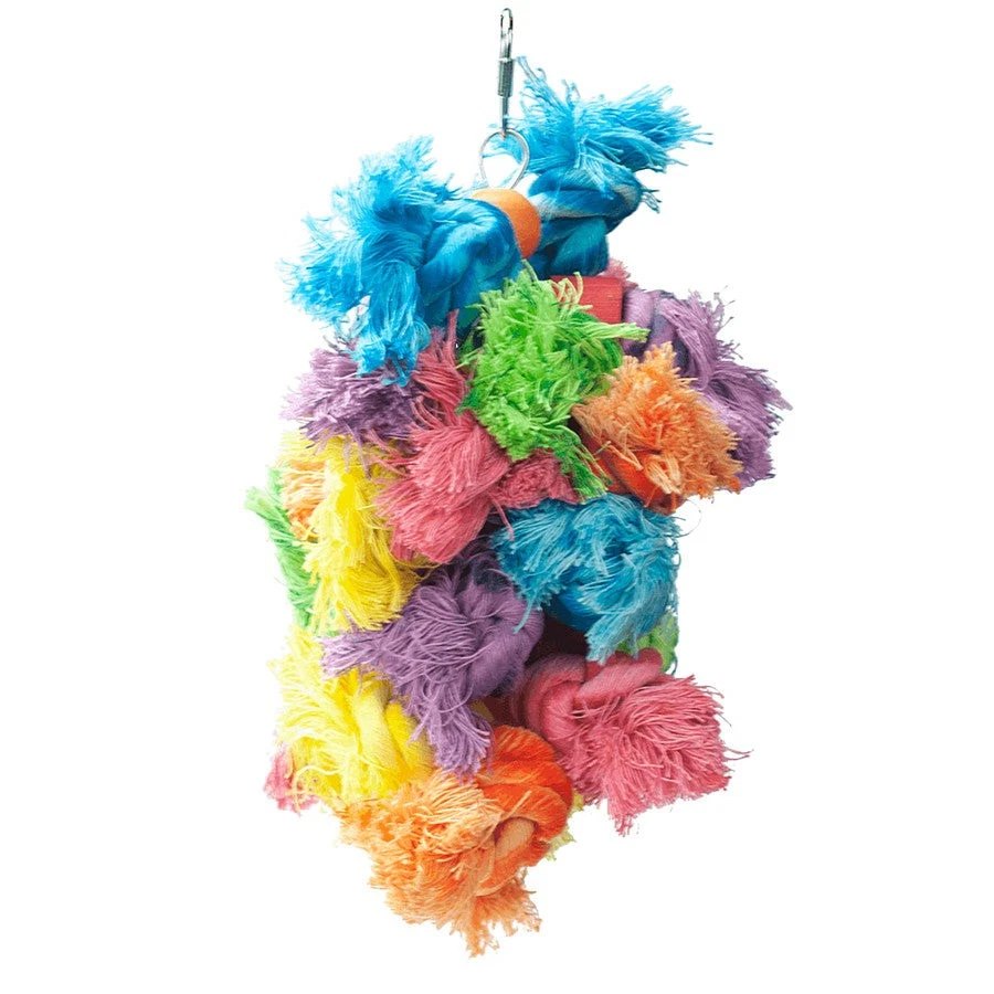 A&E CAGE COMPANY A & E Cages Happy Beaks Wooly Monster Bird Toy Medium