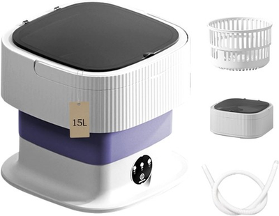 #ad Collapsible 16L Portable Mini Washer amp; Dryer with Spin 3 Modes for Underwear... $73.14