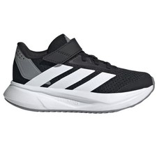 Adidas Duramo SL EL K Kids Black White Lightmotion Hook and Loop Running Shoes