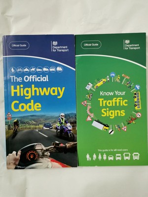 Official HIGHWAY Code Book & DVSA Know Your TRAFFIC Signs Book