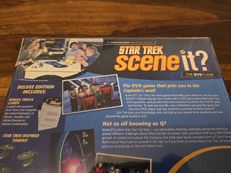 Star Trek Scene It ? Deluxe Edition DVD Game New & Sealed - Image 3 of 4