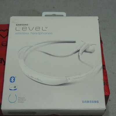 Samsung Level U EO-BG920 In-Ear Wireless Headphones Around Neck White | New OB